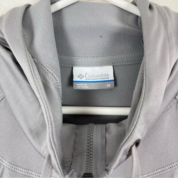 Columbia Sportswear Gray Silver Full Zip Jacket- Size Medium - Picture 3 of 4